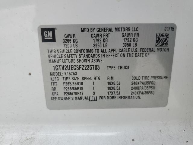 2015 GMC SIERRA K15 - 1GTV2UEC3FZ235703