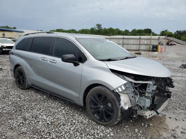 Vin: 5tddrkec0ms058506, lot: 61259175, toyota sienna xse 20214