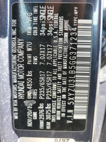 5XYZU3LB5GG371234 2016 HYUNDAI SANTA FE
