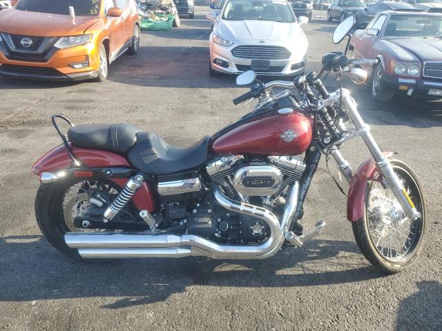 HARLEY-DAVIDSON FXDWG 2017 burgundy  gas 1HD1GPM3XHC300098 photo #1