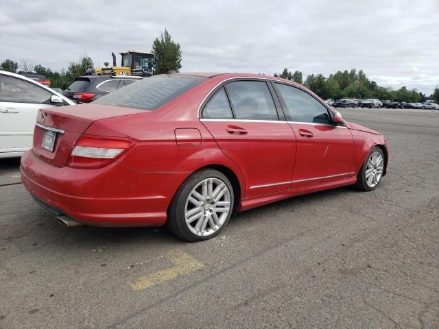 MERCEDES-BENZ C 300 2009 red sedan 4d gas WDDGF54X69R072286 photo #4