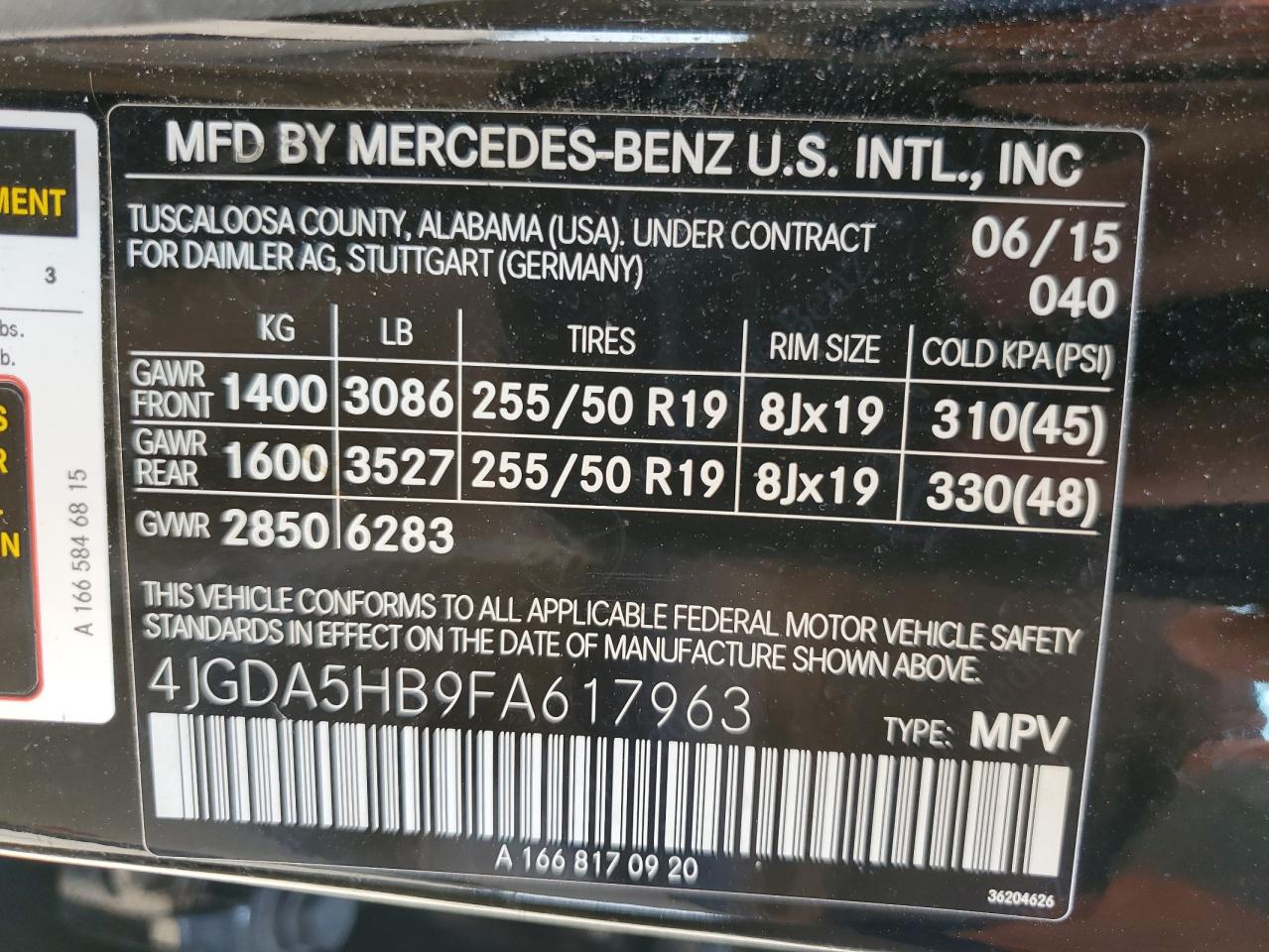 MERCEDES-BENZ M-CLASS 350 4MATIC