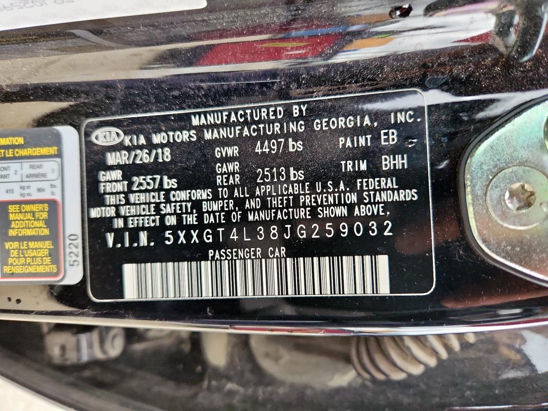 2018 KIA OPTIMA LX - 5XXGT4L38JG259032