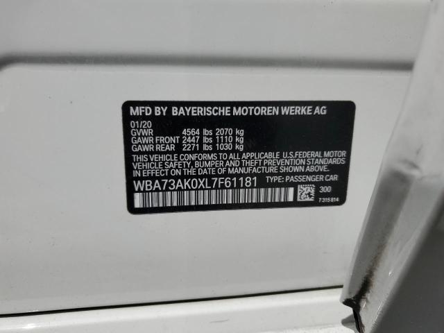 2020 BMW 228XI WBA73AK0XL7F61181
