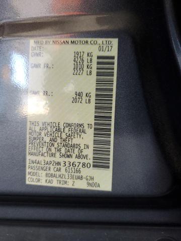 2017 NISSAN ALTIMA 2.5 - 1N4AL3AP2HN336780