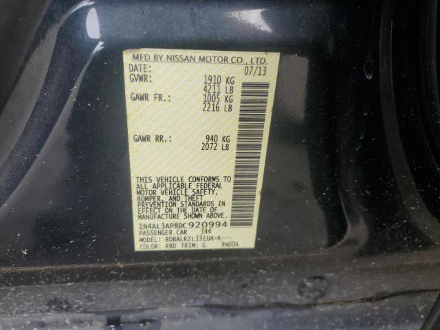 2013 NISSAN ALTIMA 2.5 - 1N4AL3AP8DC920994