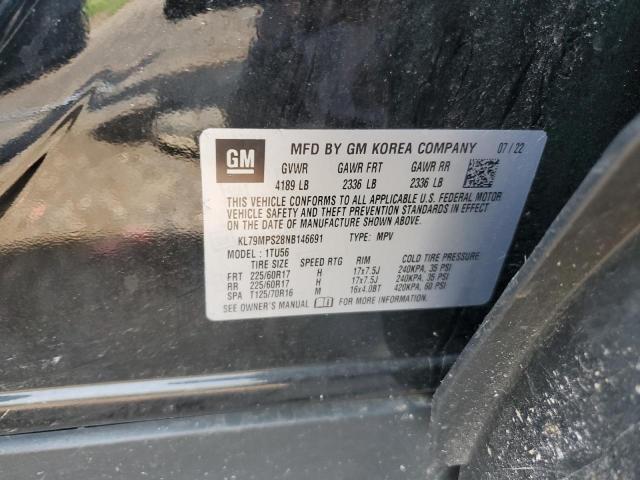 2022 CHEVROLET TRAILBLAZE - KL79MPS28NB146691