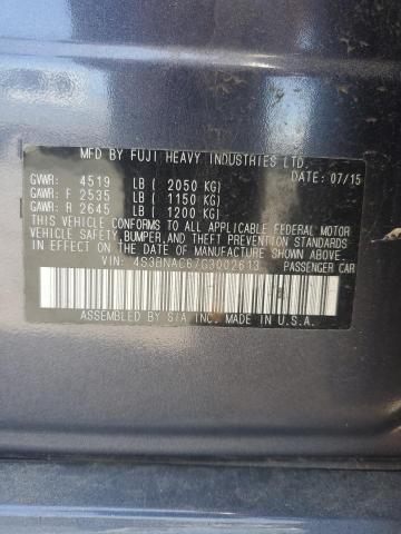 2016 SUBARU LEGACY 2.5 - 4S3BNAC67G3002613