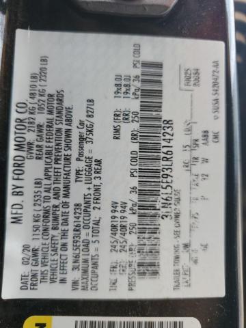 2020 LINCOLN MKZ RESERV - 3LN6L5E93LR614238