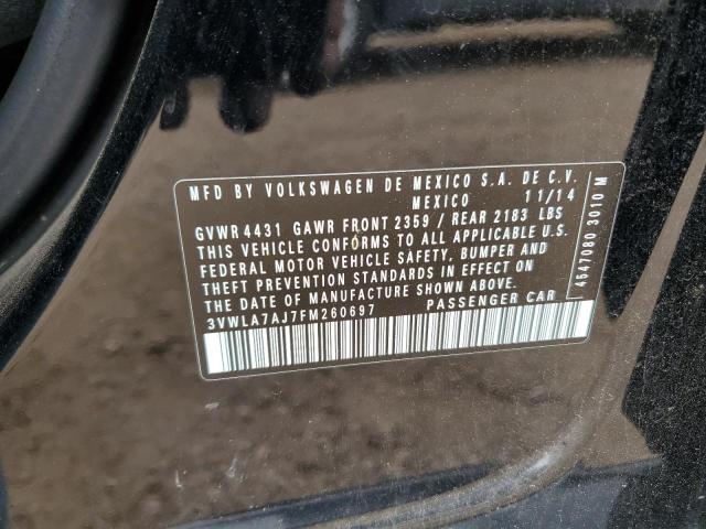 2015 VOLKSWAGEN JETTA TDI 3VWLA7AJ7FM260697