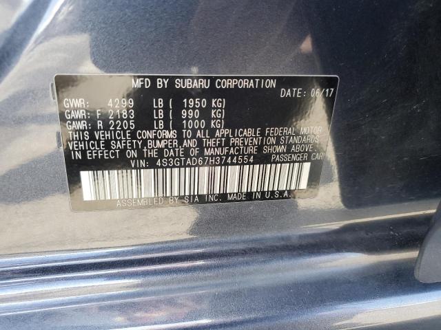 2017 SUBARU IMPREZA PR 4S3GTAD67H3744554