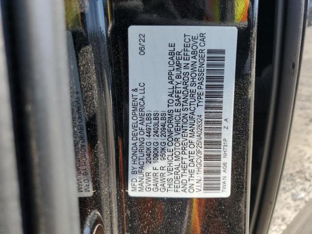 2022 HONDA ACCORD HYB - 1HGCV3F25NA028324