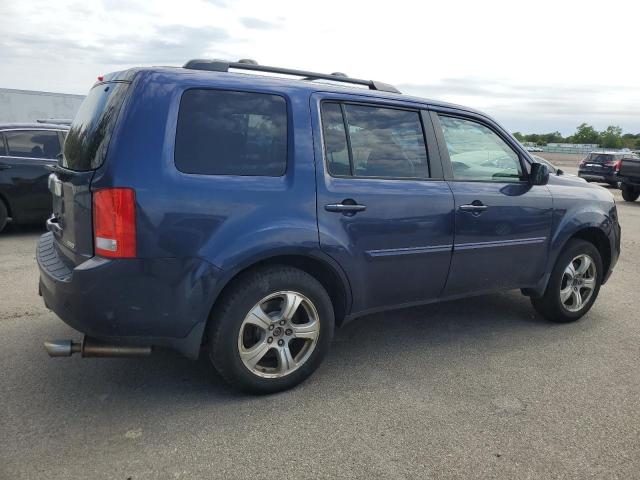 HONDA PILOT EX 2013 blue  gas 5FNYF4H46DB048982 photo #4
