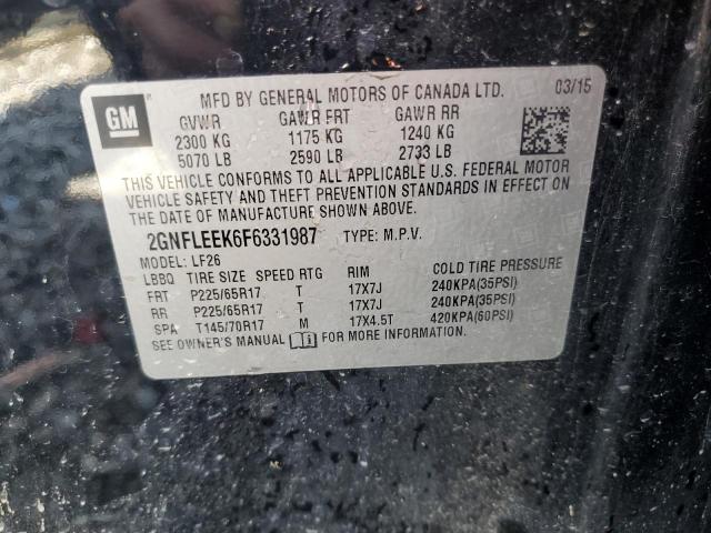 2015 CHEVROLET EQUINOX LS 2GNFLEEK6F6331987