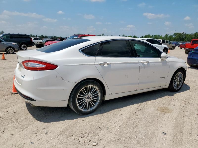 FORD FUSION SE 2014 white sedan 4d hybrid engine 3FA6P0LU1ER110489 photo #4