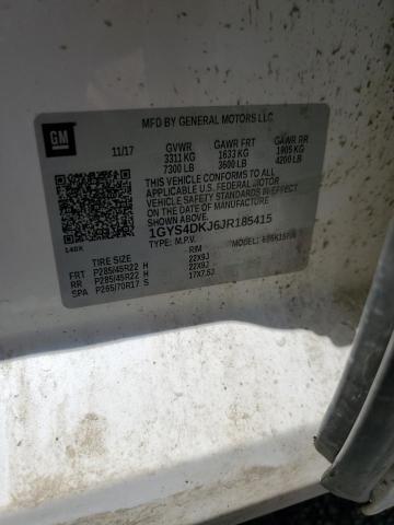 2018 CADILLAC ESCALADE P 1GYS4DKJ6JR185415