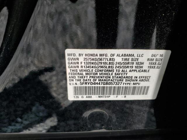 2016 ACURA MDX TECHNO - 5FRYD4H47GB057327