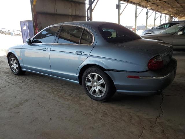 JAGUAR S-TYPE 2003 blue sedan 4d gas SAJEA01T03FM93323 photo #3