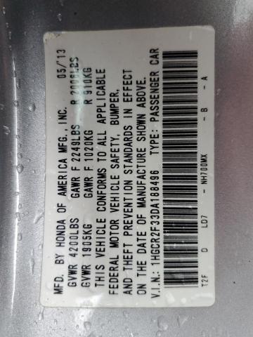 2013 HONDA ACCORD LX - 1HGCR2F33DA188496