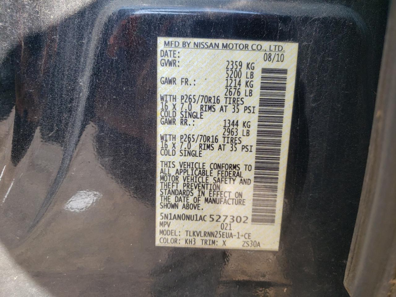 NISSAN XTERRA OFF ROAD