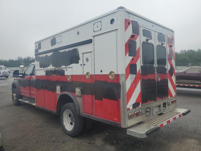 FORD F550 SUPER 2017 red chassis diesel 1FD0X5HT4HEC82144 photo #3
