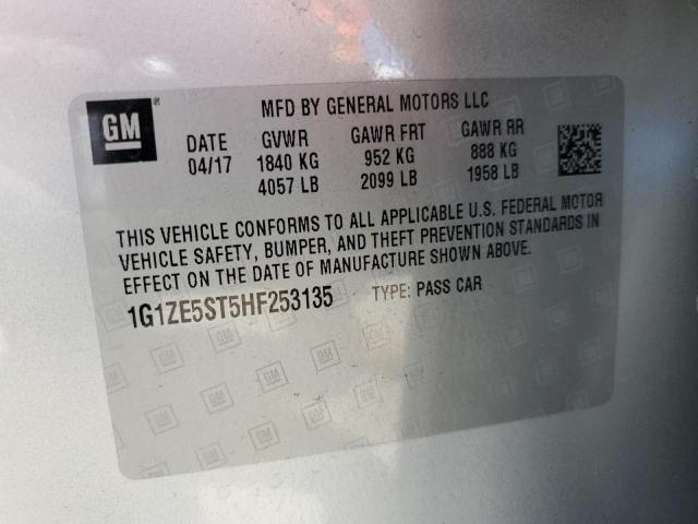 2017 CHEVROLET MALIBU LT - 1G1ZE5ST5HF253135