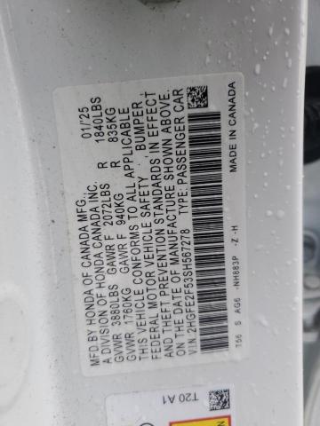 2025 HONDA CIVIC SPOR 2HGFE2F53SH567278