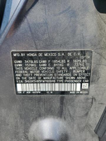 2015 HONDA FIT EX 3HGGK5H85FM760948