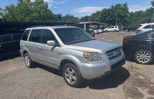 HONDA PILOT EXL 2008 silver 4dr spor gas 5FNYF28738B019511 photo #1