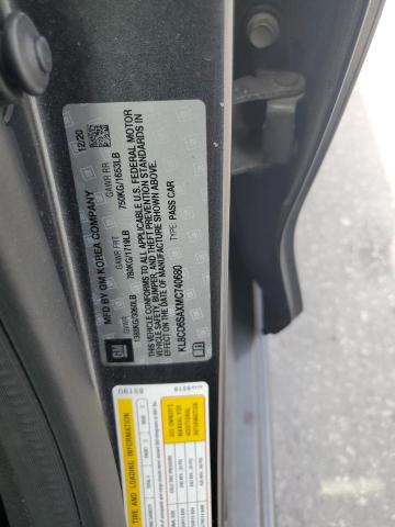 2021 CHEVROLET SPARK 1LT KL8CD6SAXMC740680