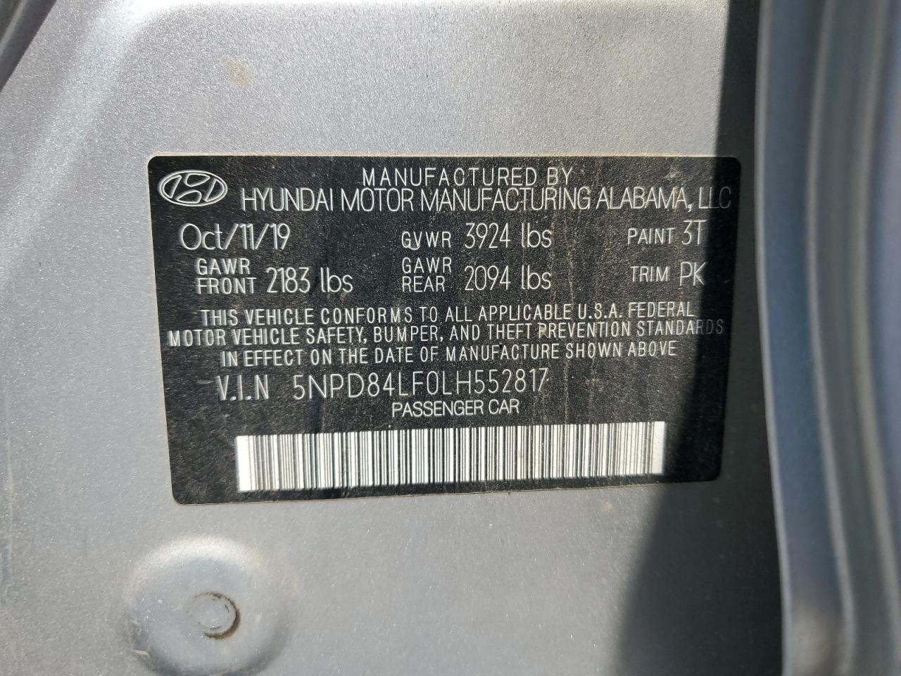 Hyundai Elantra se 2020