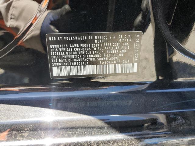 2017 VOLKSWAGEN GOLF SPORT 3VW017AU8HM503451