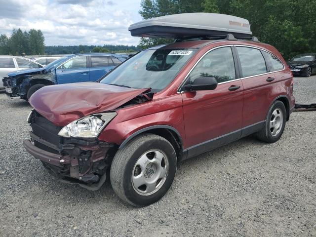 HONDA CR-V LX 2007 red  gas JHLRE48377C045964 photo #1