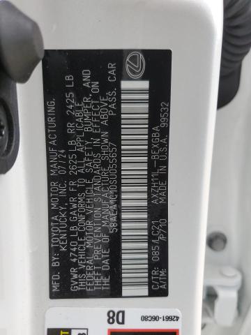 2025 LEXUS ES 300H BA 58AEA1C10SU055657