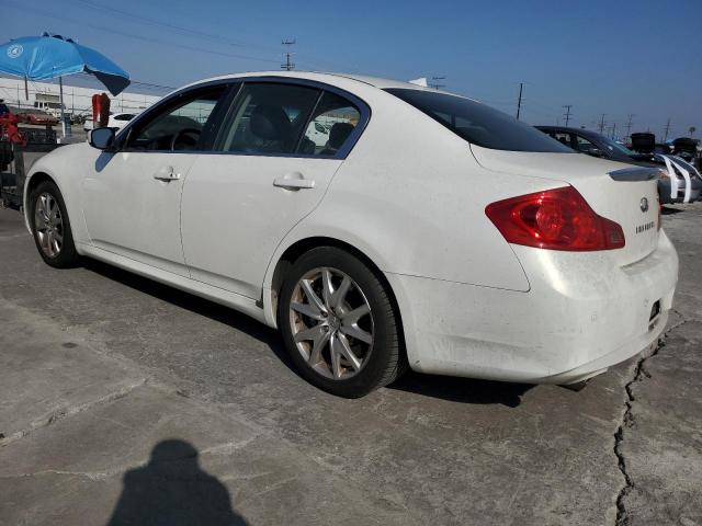INFINITI G37 BASE 2011 white  gas JN1CV6AP2BM501001 photo #3
