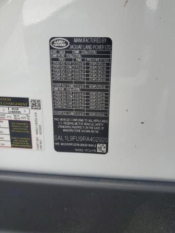 2024 LAND ROVER RANGE ROVE SAL1L9FU9RA402920