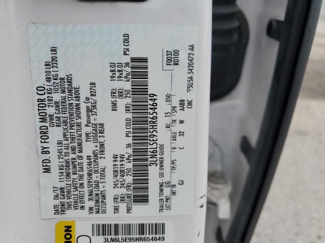 2017 LINCOLN MKZ RESERV 3LN6L5E95HR654649