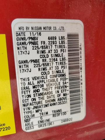 2017 NISSAN ROGUE S - JN8AT2MT4HW135331