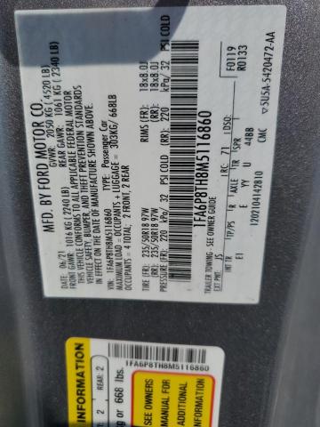 2021 FORD MUSTANG - 1FA6P8TH8M5116860