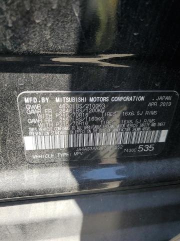 2019 MITSUBISHI ECLIPSE CROSS ES JA4AS3AA2KZ048552