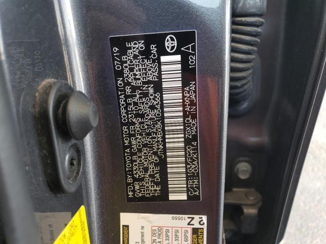 2019 TOYOTA C-HR XLE - JTNKHMBX8K1054366