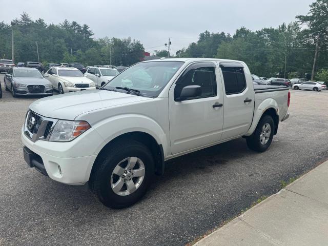 NISSAN FRONTIER S 2013 white crew pic gas 1N6AD0EV0DN741171 photo #3