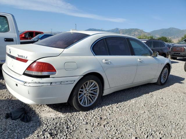 BMW 745 LI 2004 white sedan 4d gas WBAGN63464DS48220 photo #4