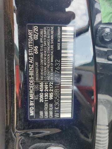 2020 MERCEDES-BENZ A 35 AMG W1K3G5BB1LJ217632