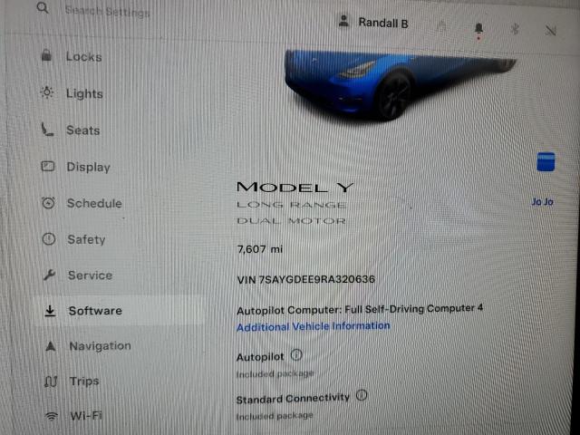 2024 TESLA MODEL Y - 7SAYGDEE9RA320636