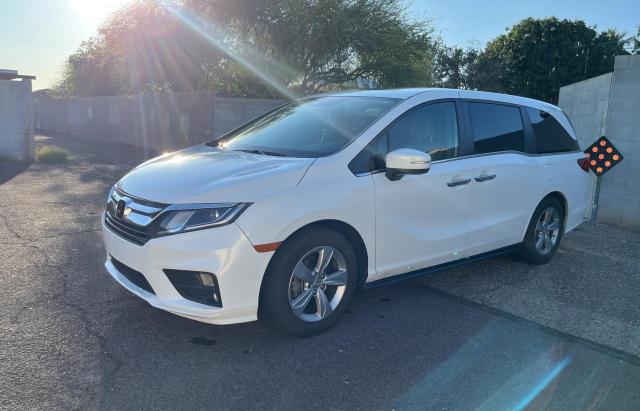 HONDA ODYSSEY EX 2020 white  gas 5FNRL6H70LB066458 photo #3