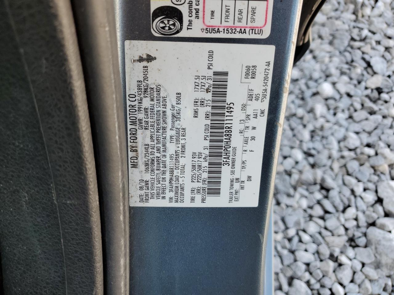 Ford Fusion se 2011