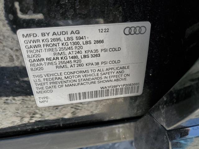 2023 AUDI Q5 E PREST WA1F2BFY1P2083685