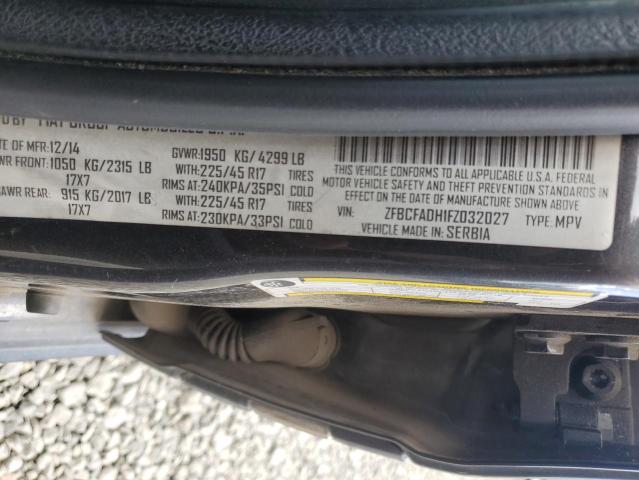 2015 FIAT 500L TREKK ZFBCFADH1FZ032027