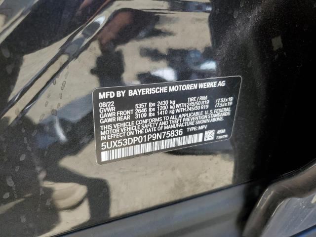 2023 BMW X3 XDRIVE3 - 5UX53DP01P9N75836
